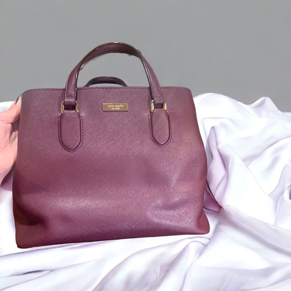 Kate Spade | Laurel Way Evangeline | Purple Satchel & Crossbody